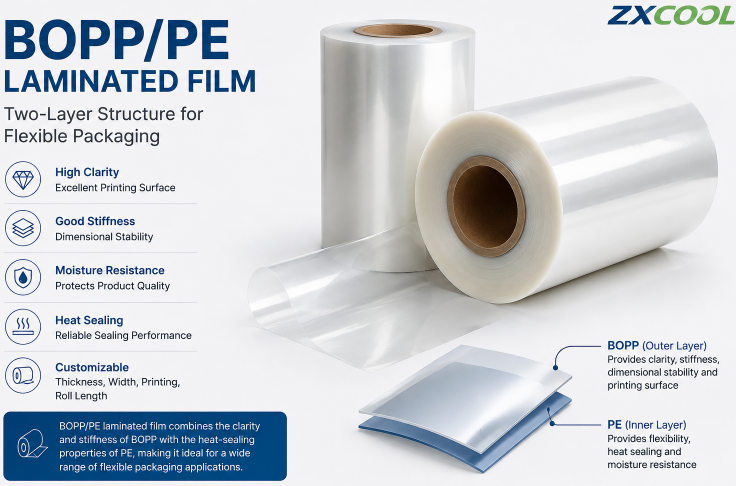 BOPP PE Laminated Film