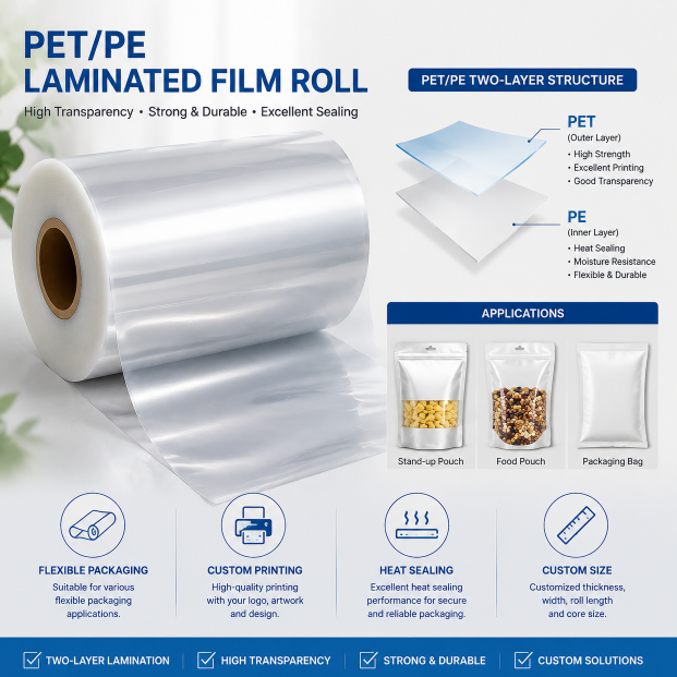 pet pe laminated film